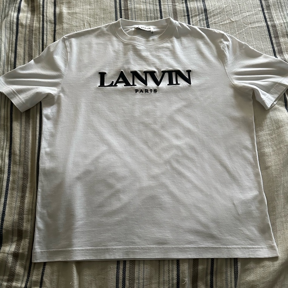 LANVIN Embroidered T-Shirt ‘White’